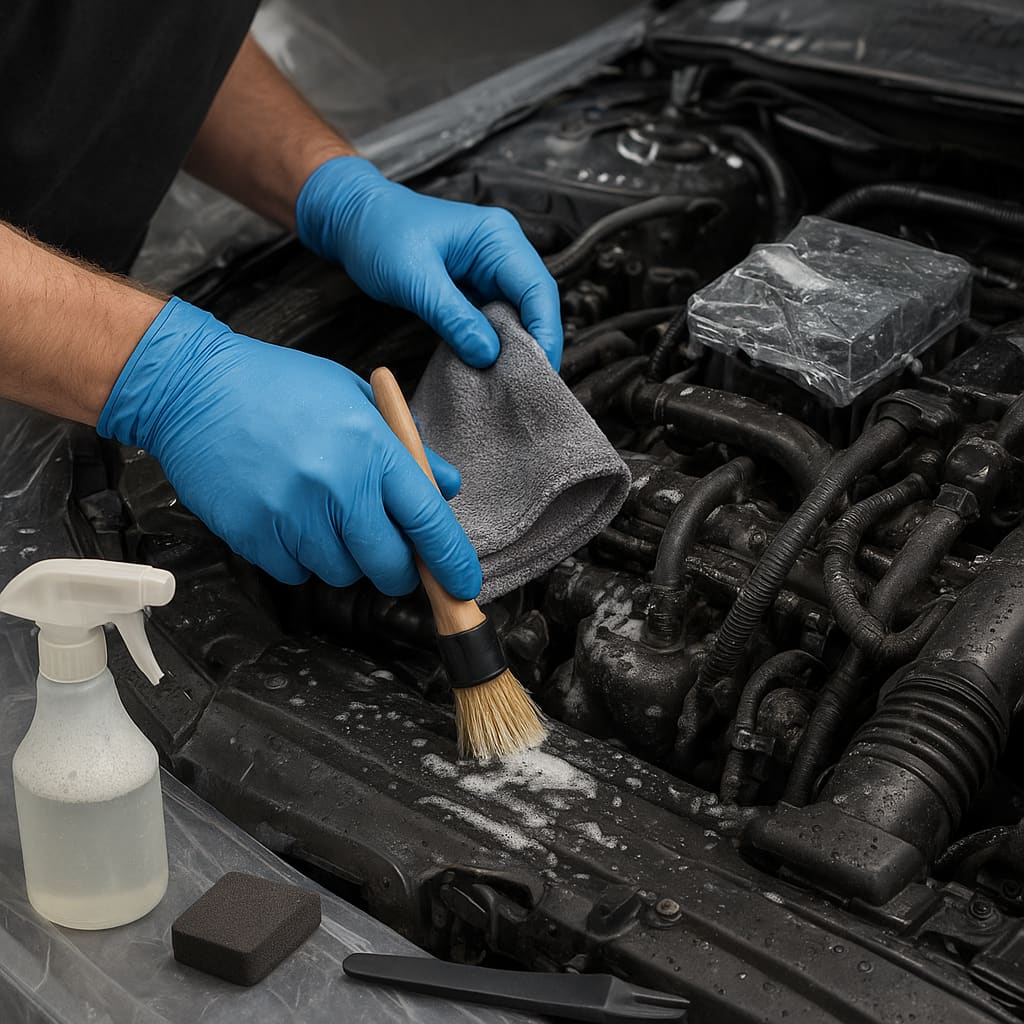 Motorraumreinigung